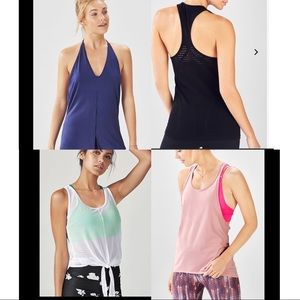 Fabletics Tank bundle + 1 bonus free green tank